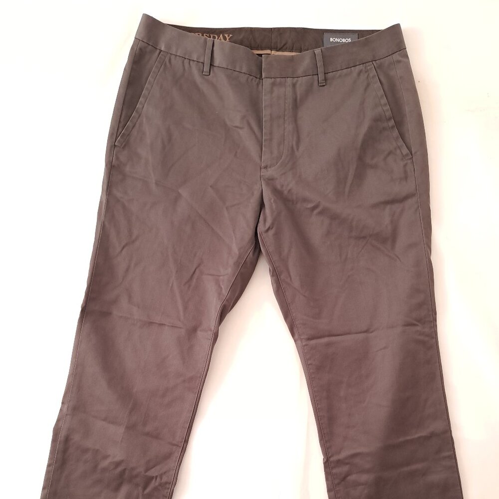 BONOBOS Dress Pants 33 X 30 Thursday Pants Gray Slim fit